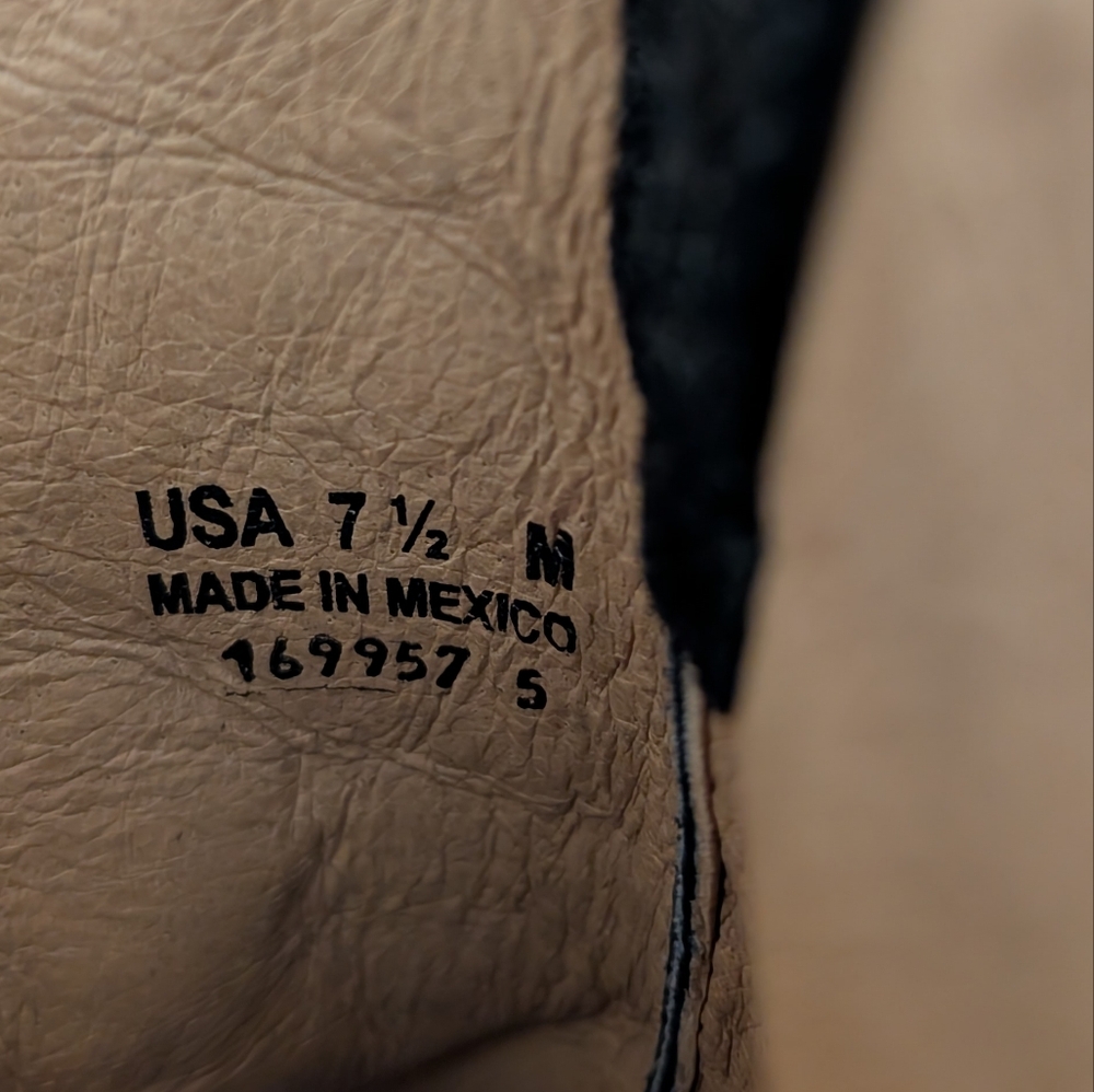 Shyanne Bittersweet Western Boots -Snip Toe - Genuine Leather Women's Size 7.5 - Picture 14 of 14
